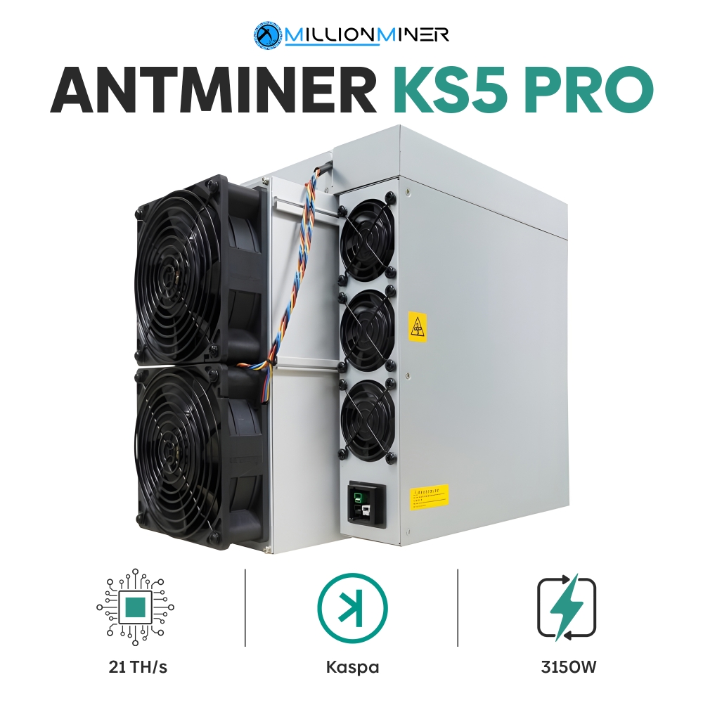 Bitmain Antminer KS5 PRO (21 TH/s) Kaspa (KAS) Miner - New