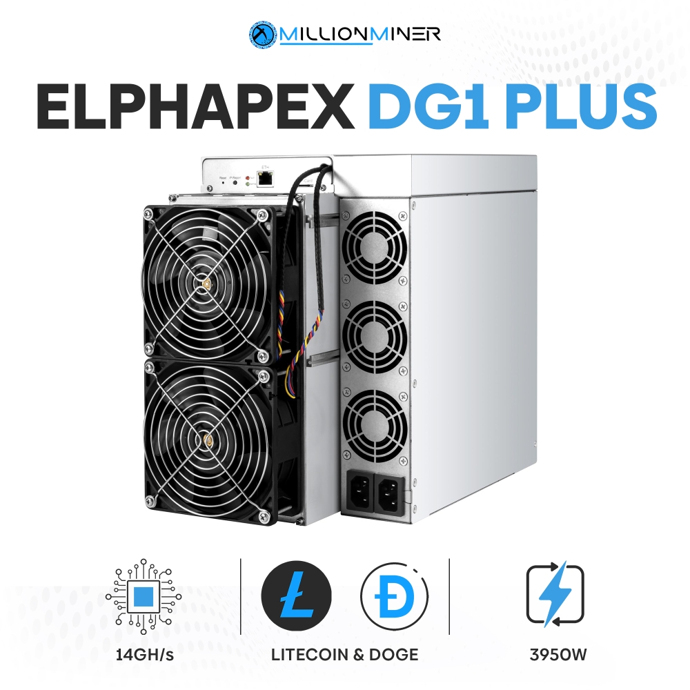Elphapex DG1 PLUS 14G (14000 MH/s) Scrypt Miner